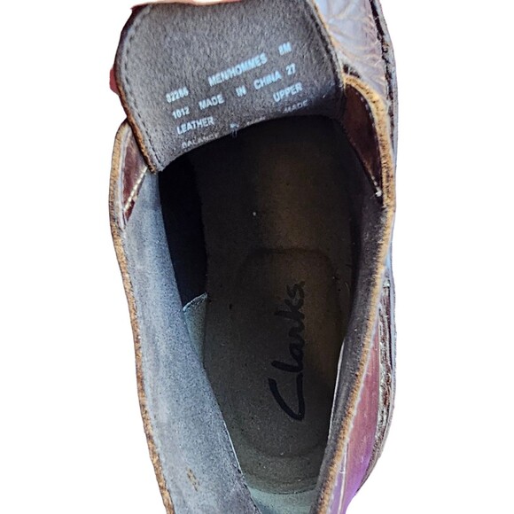 Clarks Men\'s Mid Boot Size 8 M Chukka Brown Leather Lace Up 1012  82266 main image 6